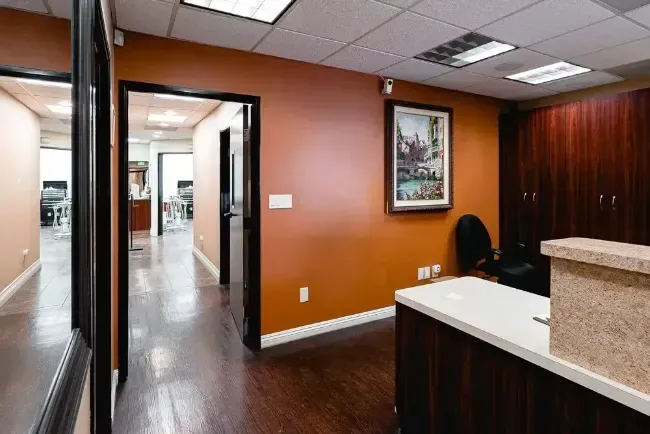 Reception area at Dr. Marta Rudat DDS in Tustin, CA