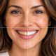 Woman smiling with cosmetic dentistry considerations for tooth color, alignment, shape, and proportion
